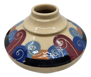 Art Deco Ceramic Vase from Simone Larrieu, 1930s