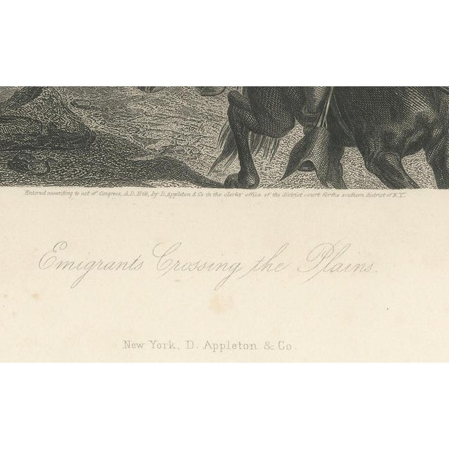 American West Wagon Migration, 1800s, Paper For Sale - Image 4 of 9