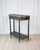 Mid-19th Century Swedish Ebonized Console Table with Brass Gallery and Slate Top For Sale - Image 4 of 8
