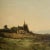 Textile Henri-Joseph Harpignies (French 1819-1916) "Lonely Church" Oil on Canvas Signed and Dated '11 For Sale - Image 7 of 10