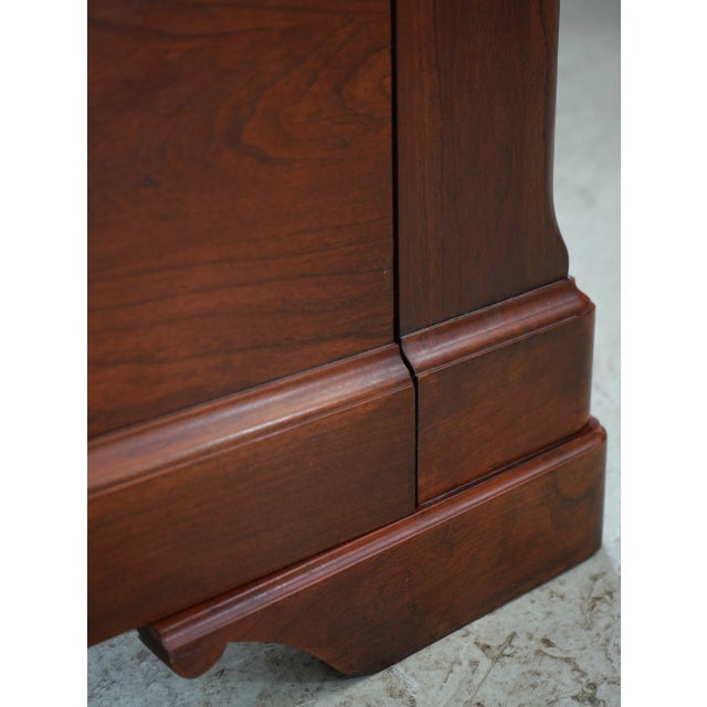 Stickley Stickley King Size Marseilles Collection Cherry Bed For Sale - Image 4 of 15