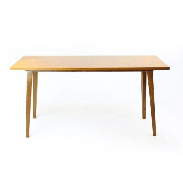 Mid-Century Coffee Table in Walnut from Drevotvar, Former Czechoslovakia, 1960s For Sale - Image 9 of 12