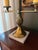 Vintage French Brass & Marble Bouillotte Lamp – Twin Arrow / Archer Table Lamp With Clip-on Shades For Sale - Image 10 of 11