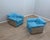 Vintage Larissa Armchairs by Vittorio Introini from Saporiti Italia, 1970s, Set of 2, in Very Good conditions. Designed...