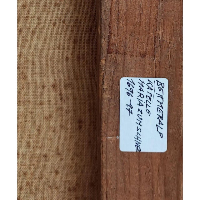 Ethevenon, Maria Zum Schnee Chapel, Oil on Canvas For Sale - Image 11 of 12