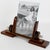 French Art Deco Macassar Wood and Chrome Metal Picture Frame, circa 1930 For Sale - Image 4 of 11