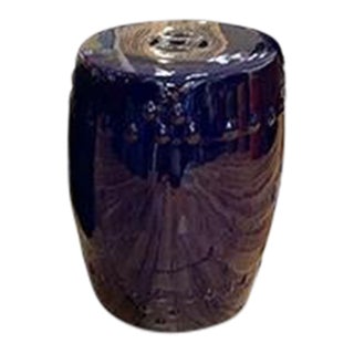 1990s Purple Color Garden Stool For Sale