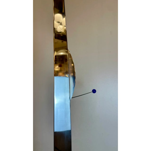 Metal Flamme Floor Lamp by Gilles Derain for Lumen Center, 1980s For Sale - Image 7 of 18