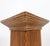 Pencil Reed Pedestal Console Table in the manner of Vivai Del Sud, 1970s For Sale - Image 3 of 12