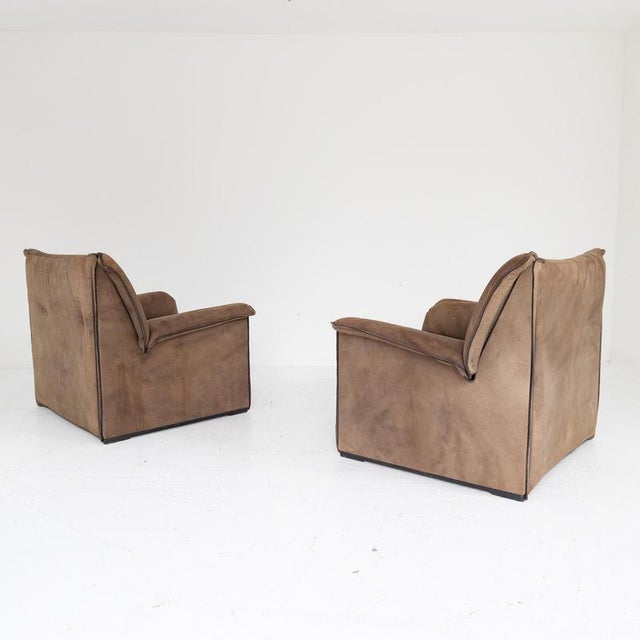 Lauriana Armchairs by Afra and Tobia Scarpa for B&B Italia, 1970, Set of 2 For Sale - Image 9 of 12