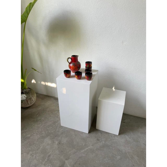 German Ceramic Lemonade Set from Scheurich Keramik, 1960s, Set of 7 For Sale - Image 6 of 18