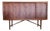 Danish Teak Sideboard with Sliding Doors, 1960s For Sale