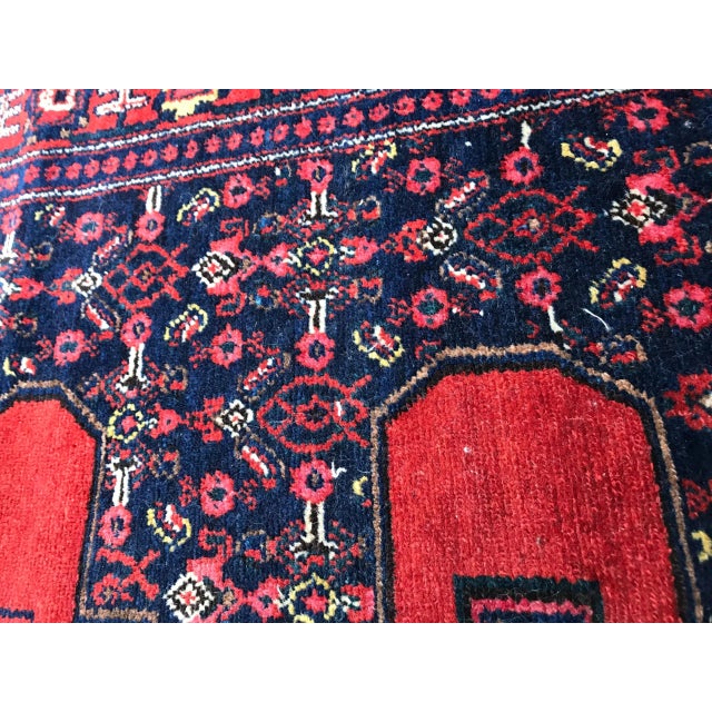 Vintage Senneh Kurdish Carpet For Sale - Image 10 of 14