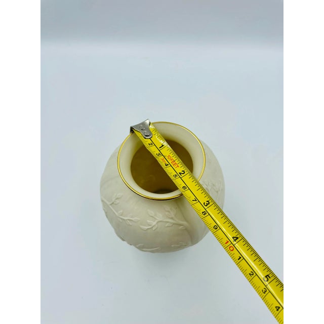 Vintage Lenox China "Cherub" Heritage Collection Bisque Posy Vase For Sale In Los Angeles - Image 6 of 10