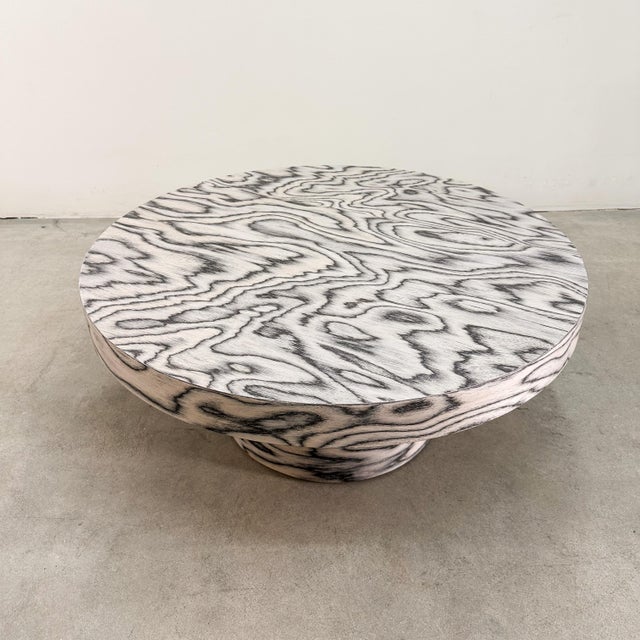 Ettore Sottsass Vintage 1980s Postmodern Round Coffee Table Memphis Milano For Sale - Image 4 of 10