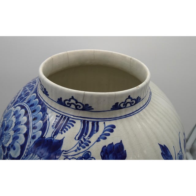 Vintage Ceramic Delftware Jar, 1950 For Sale - Image 16 of 18