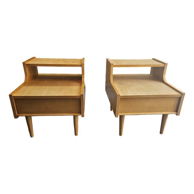Mitchell Gold + Bob Williams Pair of Nightstands For Sale