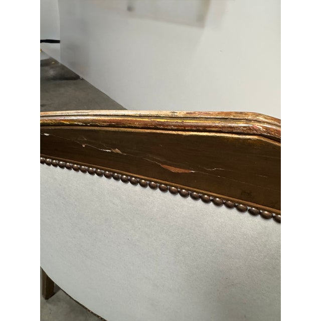 1930s Gilt Canape Settee, Attributed to Paul Follot Art Deco For Sale - Image 10 of 15