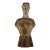 Stupendous & Charming Salvaged Antique Carved Wood Santos Mannequin Sculpture, 16" H For Sale