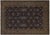 Boho Chic Blue/Brown Wool Rug - 8'5'' X 11'11'' For Sale - Image 9 of 10