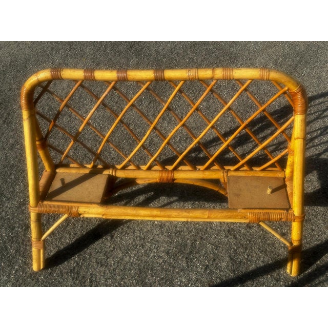 Vintage Single Rattan Beds, 1970s, Set of 2 For Sale - Image 8 of 18
