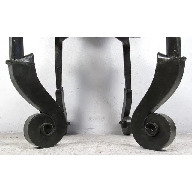 Black Vintage Metal Violin Chair in the Style of Arman For Sale - Image 8 of 11