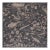 Schumacher Sea Garden Wallpaper in Charcoal - 10 Yards For Sale