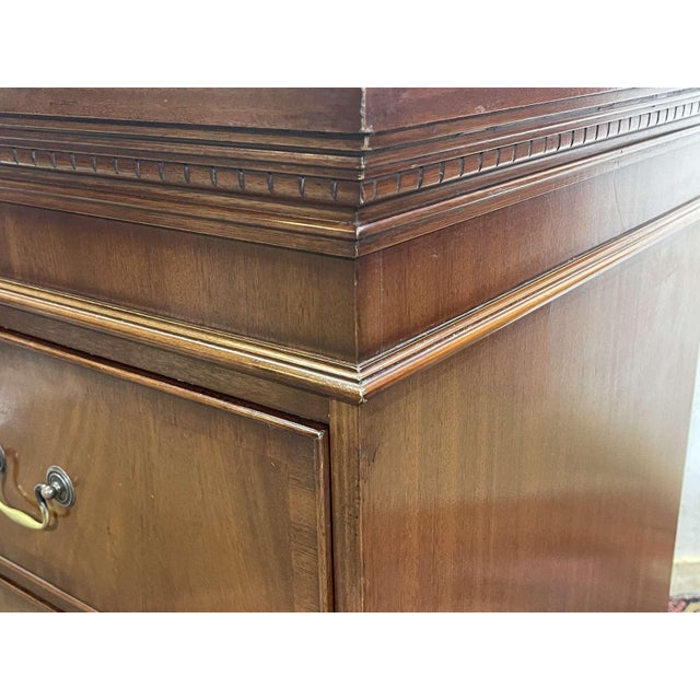 English Mahogany Chest of Drawers, 1950s For Sale - Image 9 of 14