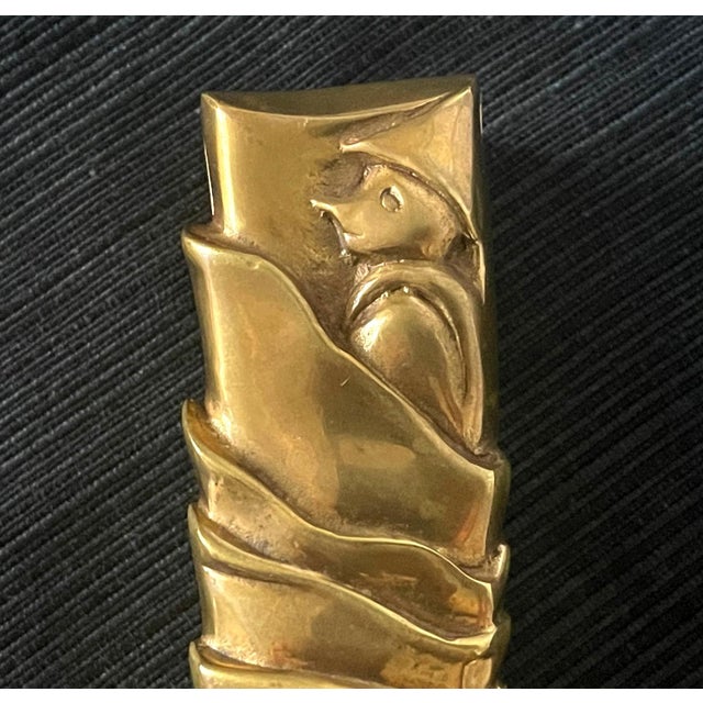Large Rare French Gilt Bronze Box "Pinocchio" by Line Vautrin For Sale - Image 10 of 14