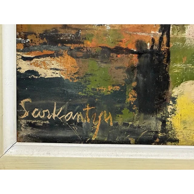 1960s 1960s Simon Sarkantyu Still Life Oil Painting For Sale - Image 5 of 7