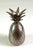 Silver Vintage Polished Pewter Pineapple Shaped Candle Holder For Sale - Image 8 of 12