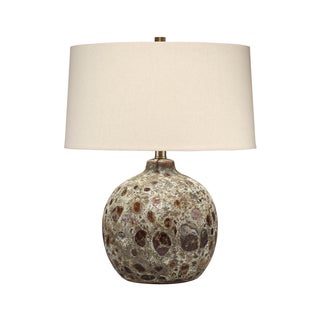 Magma Table Lamp, Volcanic Brown For Sale