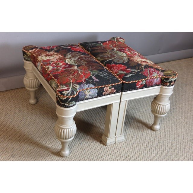 Wood Ottomans, 2000s, Set of 2 For Sale - Image 7 of 11