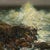 Cascais by Sparky LeBold | Oil on canvas of crashing waves on rocky coastline For Sale - Image 4 of 5