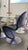 Model 1-2-3 Side Chairs and Panton Chairs in Black Leather by Verner Panton for Fritz Hansen & Fehlbaum, 1970s, Set of 4 For Sale - Image 12 of 16