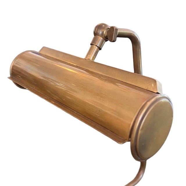 French Brass Desk Lamp, 1930s For Sale - Image 3 of 5
