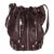 Bordeaux Smooth Calfskin Medium Rider Bucket Bag For Sale