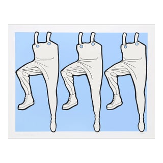 What's Going on in the Halls?, John Wesley Screen Print For Sale