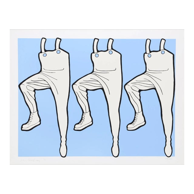 What's Going on in the Halls?, John Wesley Screen Print For Sale