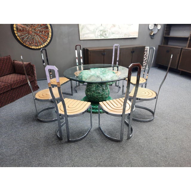 Postmodern Dining Chairs by Allmilmö, 1980s, Set of 8 For Sale - Image 4 of 18