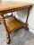 Antique Victorian Eastlake Solid Oak Hall Table Console Table Library Table For Sale - Image 12 of 17