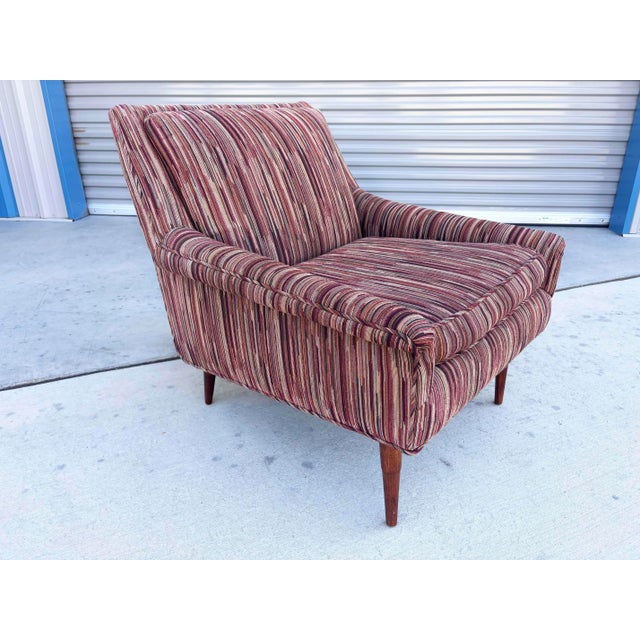 1960s Mid Century Walnut Lounge Chairs For Sale - Image 10 of 13