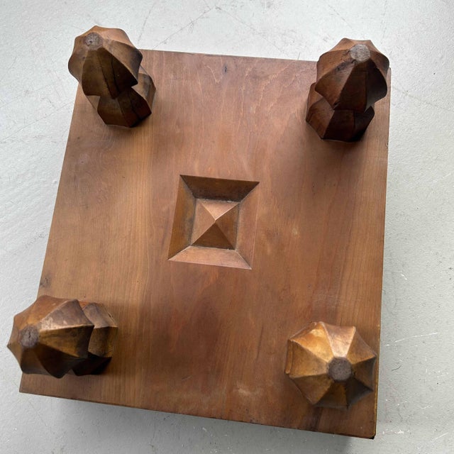 Keyaki Shogi Game Board Wooden Display, Japan, 1920s For Sale - Image 13 of 15