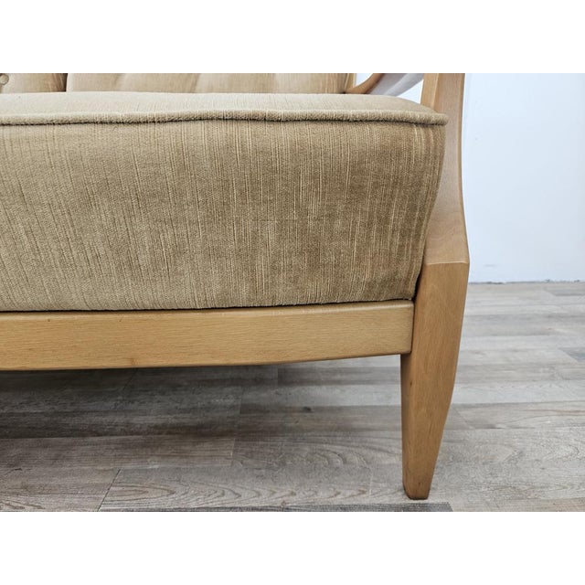 Vintage Beech 2-Seater Sofa, 1970s For Sale - Image 13 of 15