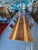1970s Mid Century Modern Multi-Wood Dining Table Designed by Milo Baughman for Directional Furniture’s Gallery One Line For Sale - Image 9 of 12