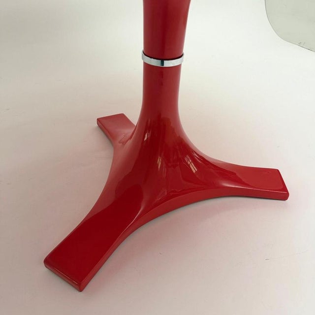 Metal Red 4997 Dining Table by Gardella & Castelli for Kartell, Italy, 1970 For Sale - Image 7 of 18