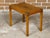 English Campaign Yew Wood 1920s Side Table with Brass Accents and Straight Legs For Sale - Image 4 of 12