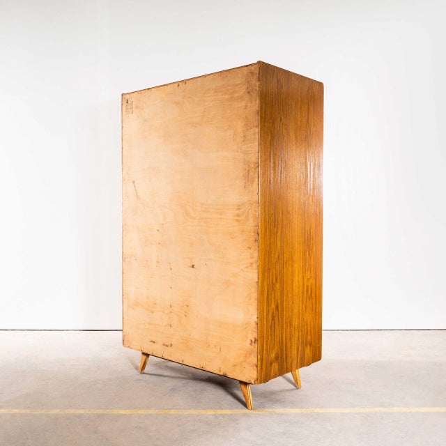Large Mid-Century Modern Cabinet in Oak, 1960s For Sale - Image 9 of 11