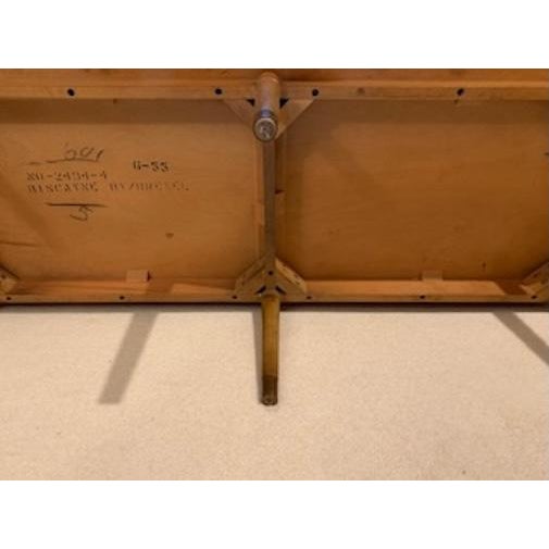 Wood Biscayne by Drexel MCM Coffee Table 1950's For Sale - Image 7 of 15