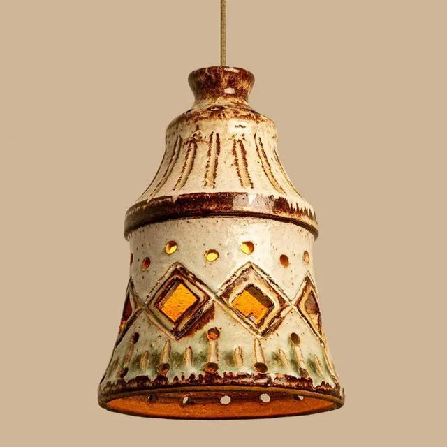 Danish Ceramic Pendant, 1970s For Sale - Image 3 of 11